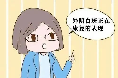怎么看外阴白斑是不是在好转?